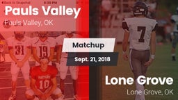 Matchup: Pauls Valley High vs. Lone Grove  2018