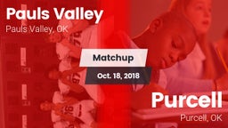 Matchup: Pauls Valley High vs. Purcell  2018