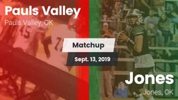 Matchup: Pauls Valley High vs. Jones  2019