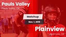 Matchup: Pauls Valley High vs. Plainview  2019
