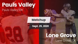Matchup: Pauls Valley High vs. Lone Grove  2020