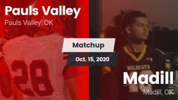 Matchup: Pauls Valley High vs. Madill  2020
