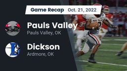 Recap: Pauls Valley  vs. Dickson  2022