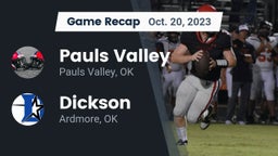 Recap: Pauls Valley  vs. Dickson  2023