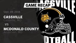 Recap: Cassville  vs. McDonald County  2016
