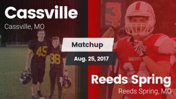 Matchup: Cassville High vs. Reeds Spring  2017