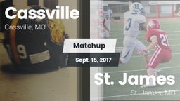 Matchup: Cassville High vs. St. James  2017