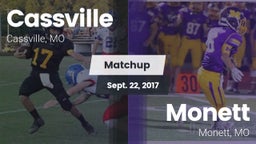 Matchup: Cassville High vs. Monett  2017
