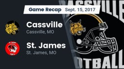 Recap: Cassville  vs. St. James  2017
