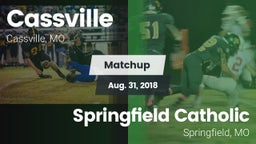 Matchup: Cassville High vs. Springfield Catholic  2018