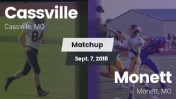 Matchup: Cassville High vs. Monett  2018
