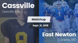 Matchup: Cassville High vs. East Newton  2018