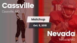 Matchup: Cassville High vs. Nevada  2018