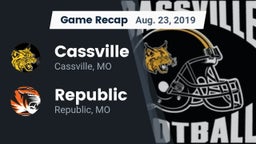 Recap: Cassville  vs. Republic  2019