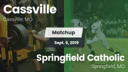 Matchup: Cassville High vs. Springfield Catholic  2019