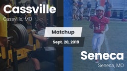 Matchup: Cassville High vs. Seneca  2019