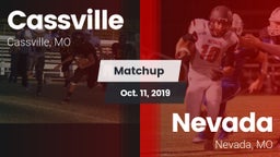 Matchup: Cassville High vs. Nevada  2019