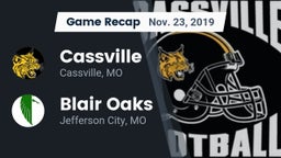Recap: Cassville  vs. Blair Oaks  2019