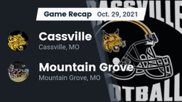 Recap: Cassville  vs. Mountain Grove  2021