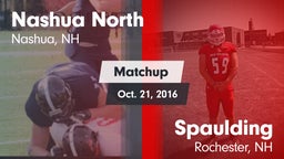 Matchup: Nashua North High vs. Spaulding  2016