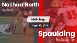Matchup: Nashua North High vs. Spaulding  2019