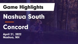Nashua  South vs Concord  Game Highlights - April 21, 2022