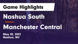 Nashua  South vs Manchester Central Game Highlights - May 20, 2022