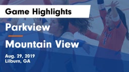 Parkview  vs Mountain View  Game Highlights - Aug. 29, 2019