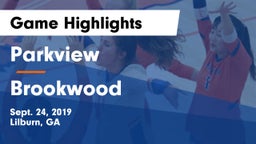 Parkview  vs Brookwood  Game Highlights - Sept. 24, 2019