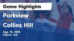 Parkview  vs Collins Hill Game Highlights - Aug. 25, 2020