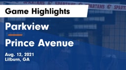 Parkview  vs Prince Avenue  Game Highlights - Aug. 12, 2021