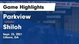 Parkview  vs Shiloh  Game Highlights - Sept. 23, 2021