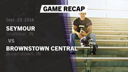 Recap: Seymour  vs. Brownstown Central  2016