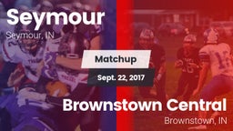 Matchup: Seymour   vs. Brownstown Central  2017