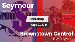 Matchup: Seymour High vs. Brownstown Central  2019