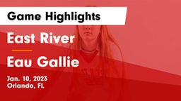 East River  vs Eau Gallie  Game Highlights - Jan. 10, 2023