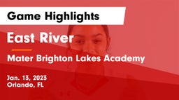 East River  vs Mater Brighton Lakes Academy Game Highlights - Jan. 13, 2023