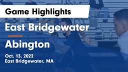 East Bridgewater  vs Abington  Game Highlights - Oct. 13, 2022