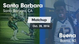 Matchup: Santa Barbara High vs. Buena  2016
