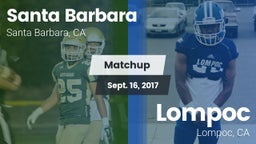 Matchup: Santa Barbara High vs. Lompoc  2017