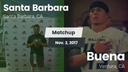 Matchup: Santa Barbara High vs. Buena  2017