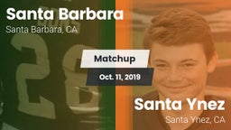 Matchup: Santa Barbara High vs. Santa Ynez  2019