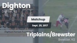 Matchup: Dighton  vs. Triplains/Brewster  2017