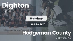 Matchup: Dighton  vs. Hodgeman County  2017