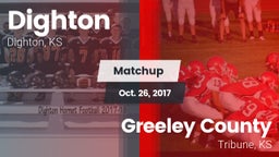 Matchup: Dighton  vs. Greeley County  2017