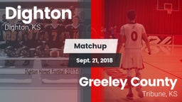 Matchup: Dighton  vs. Greeley County  2018