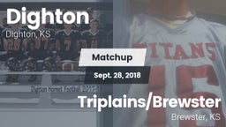Matchup: Dighton  vs. Triplains/Brewster  2018