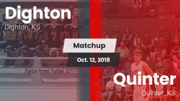 Matchup: Dighton  vs. Quinter  2018