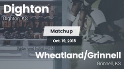 Matchup: Dighton  vs. Wheatland/Grinnell 2018