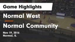 Normal West  vs Normal Community  Game Highlights - Nov 19, 2016